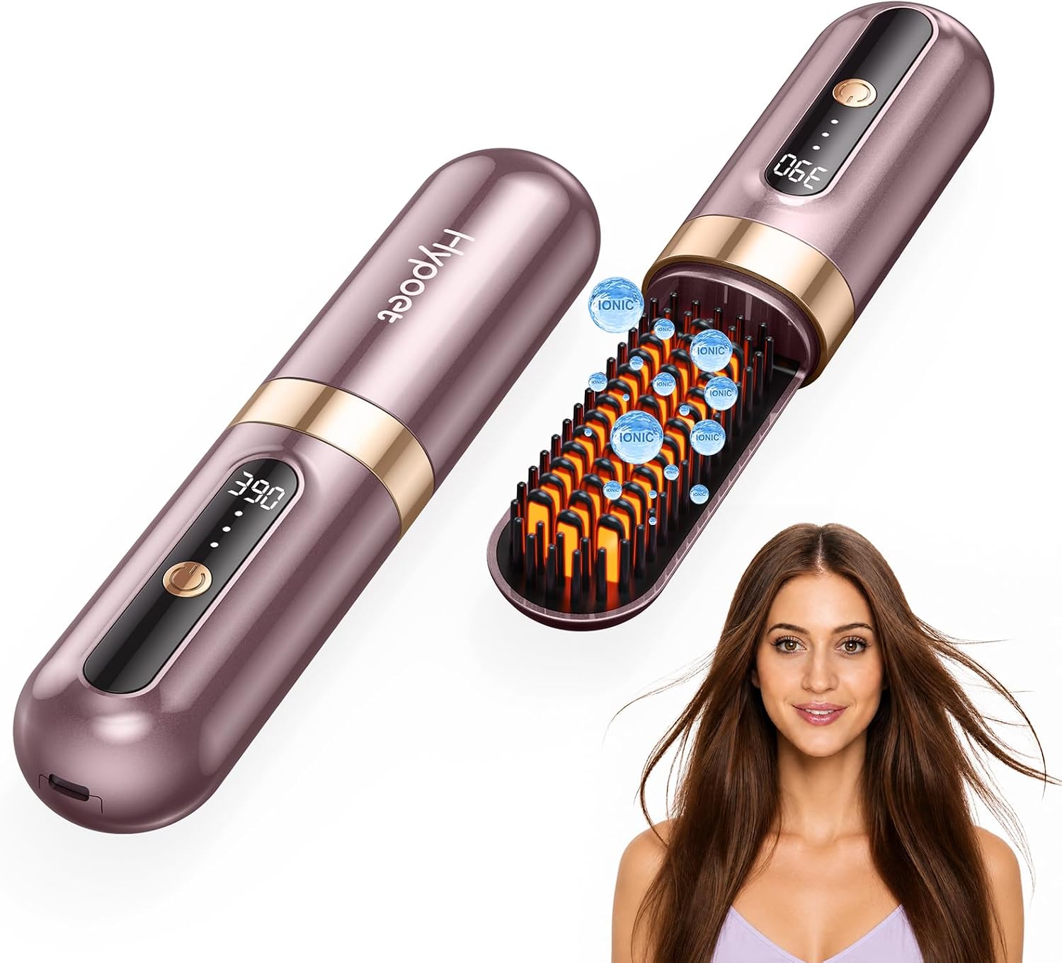Detalle de Go Brush Pro Cordless Straightening Brush 4000mAh