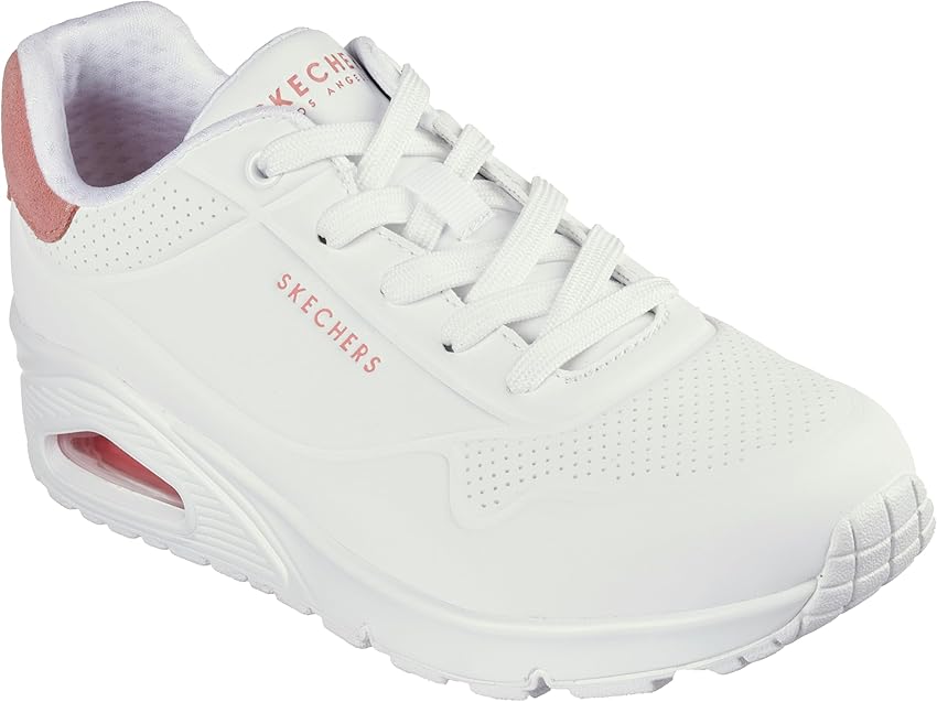 Thumbnail 5 de Skechers Uno, Zapatillas Mujer Blancas con Detalle Mint 🌟