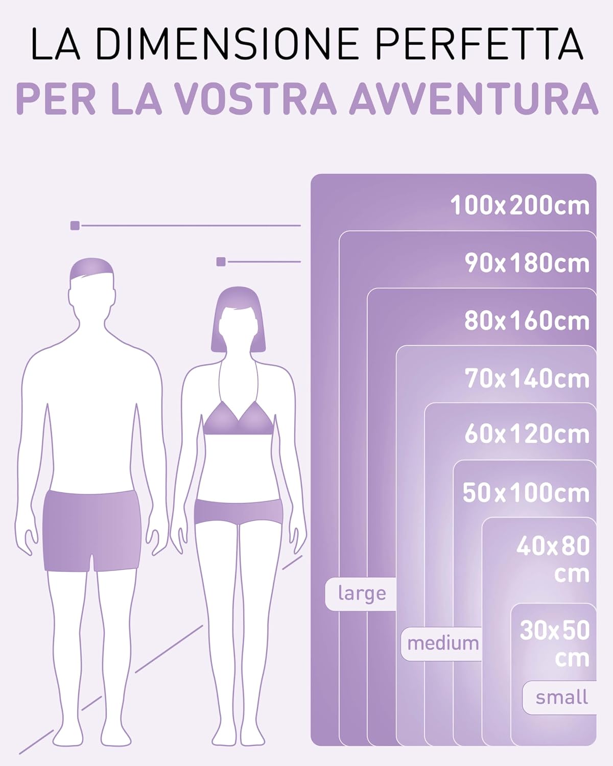 Detalle 2 de Fit-Flip Asciugamano in microfibra: compatto, assorbente e ultraleggero per palestra, viaggio e spiaggia