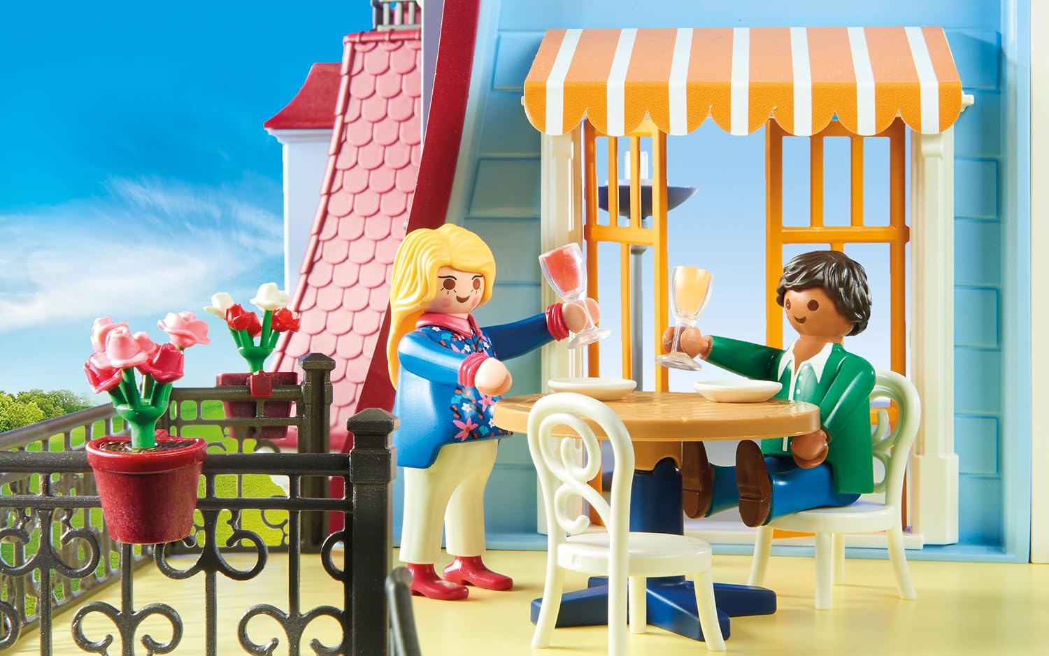 Thumbnail 4 de PLAYMOBIL Mein Großes Puppenhaus 70205 – Mit klingelnder Tür & umfangreichem Zubehör