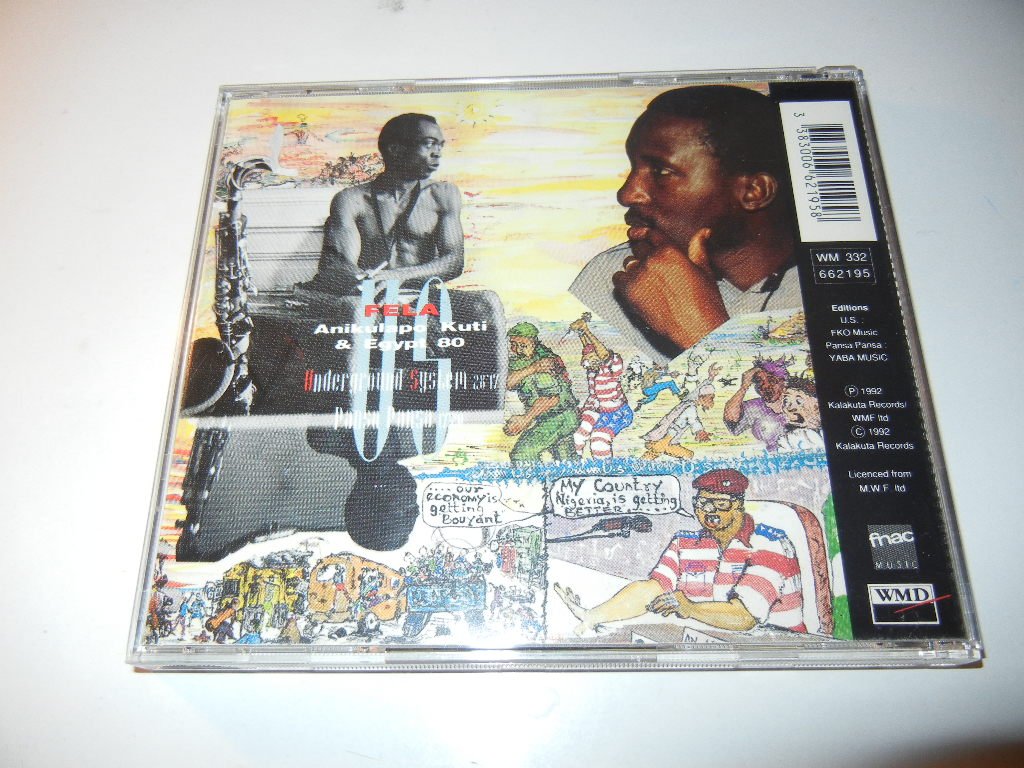 Detalle 1 de Fela Kuti Underground System Audio CD-R