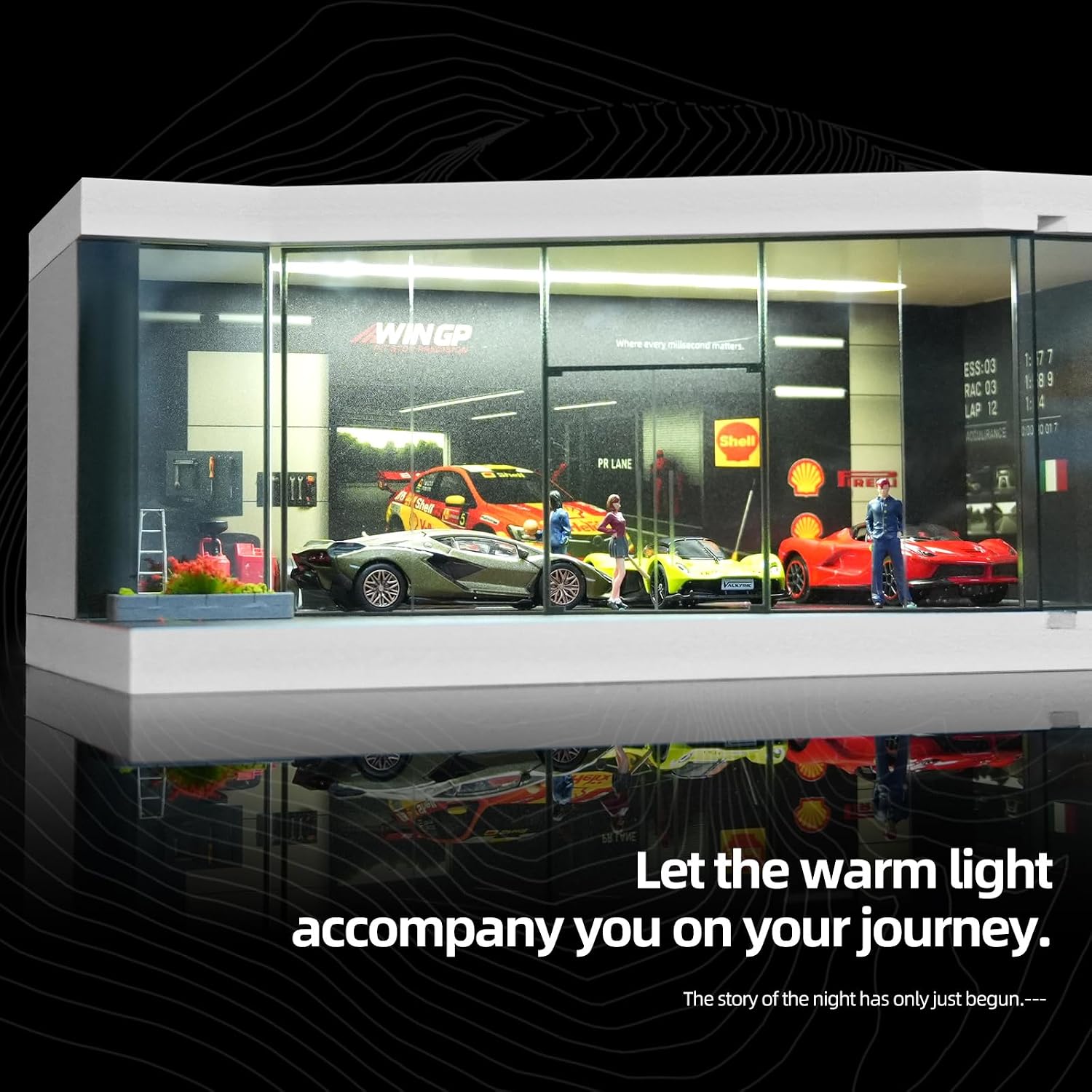Detalle 2 de Kivcmds Diecast Car Display Case for 1:64 Models