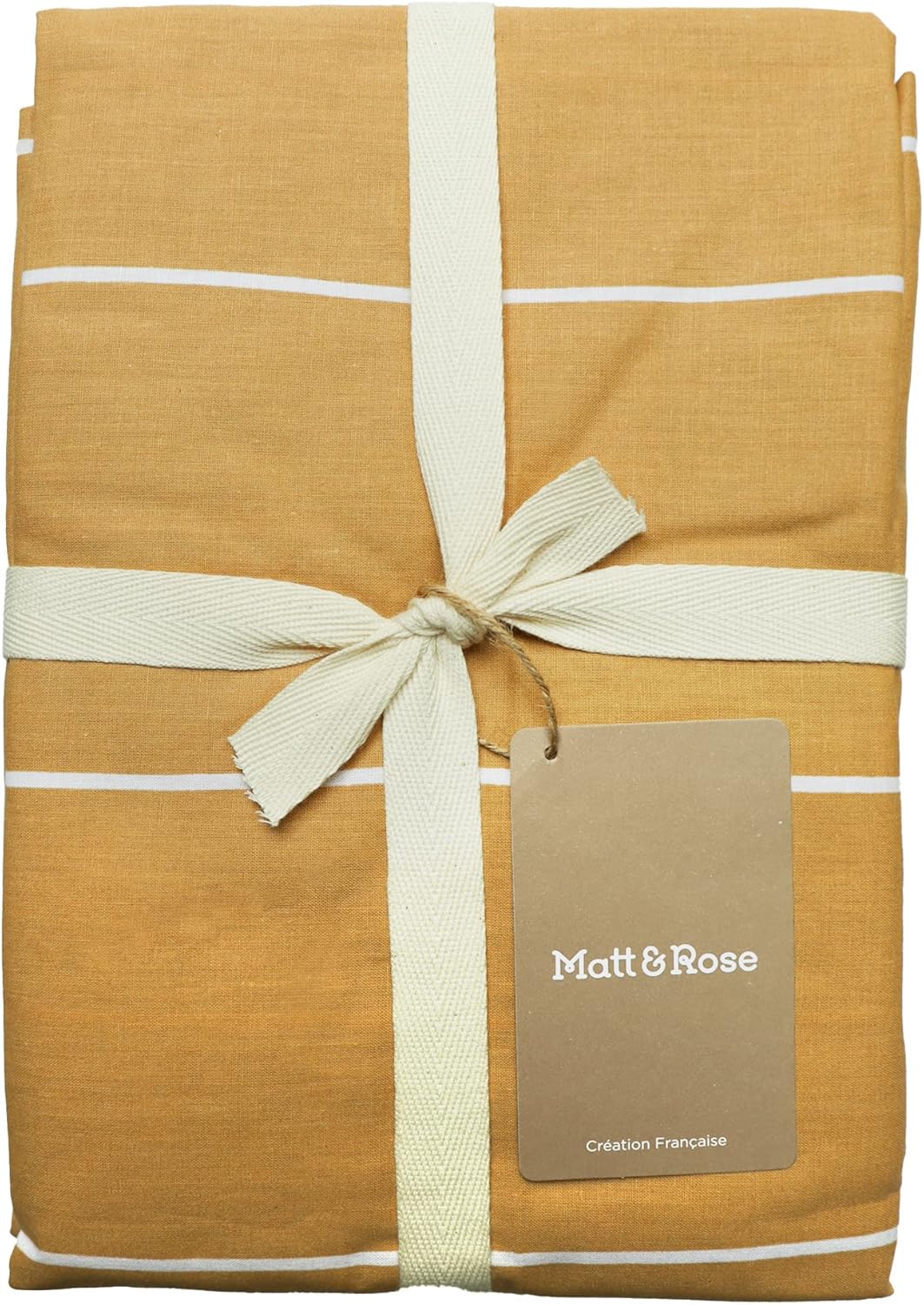 Thumbnail 1 de Parure de lit Stripes Imprimée Réversible 140x200 cm – Matt & Rose | 100% coton, OEKO-TEX