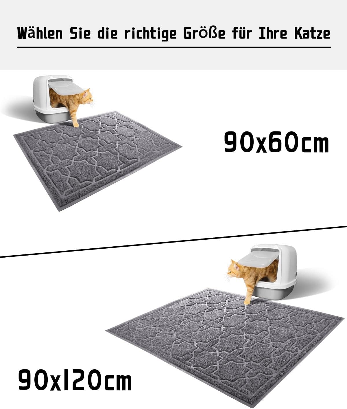 Thumbnail 4 de Yimobra Fangmatte 90 x 120 cm für Katzentoilette 🐾