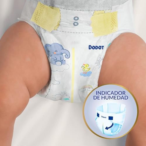 Thumbnail 2 de Dodot Sensitive Talla 1 (2–5 kg) con 168 pañales y toallitas Pampers Aqua Pure de regalo