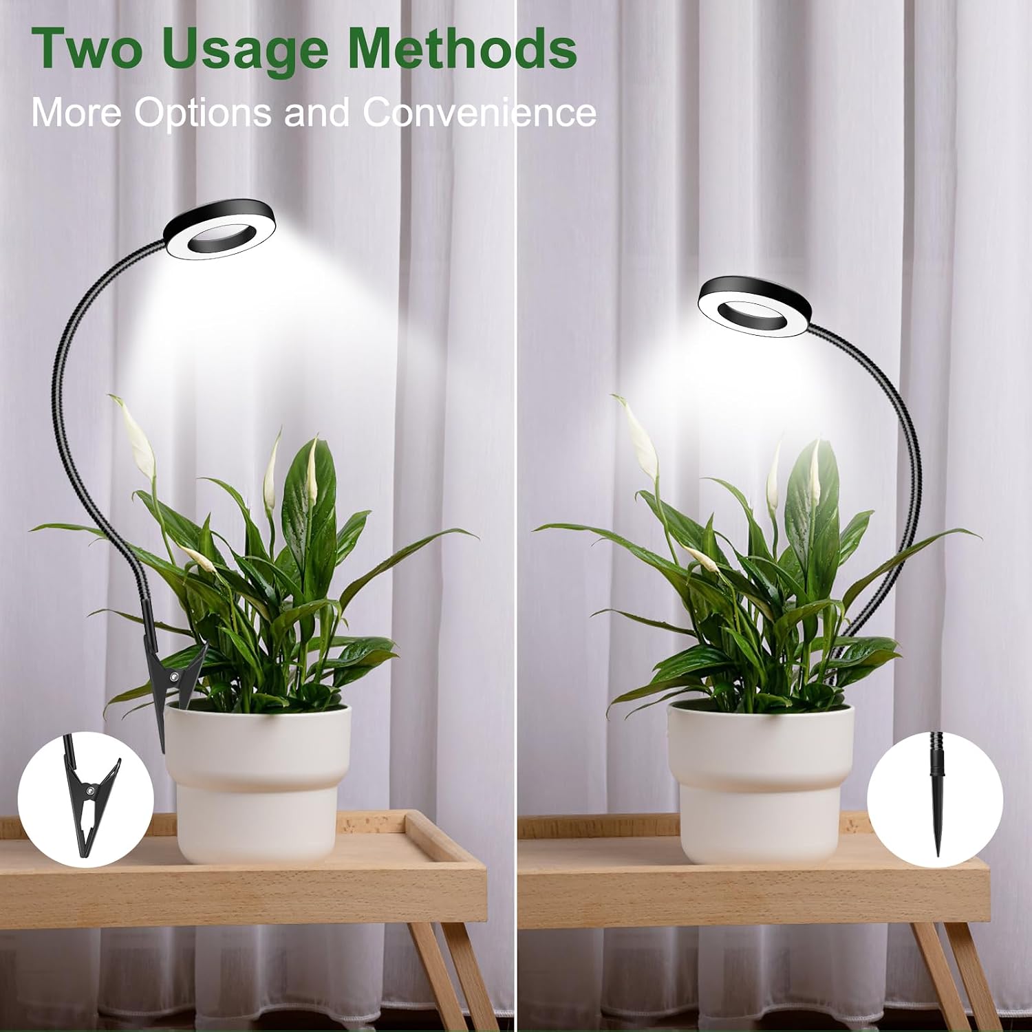 Thumbnail 1 de Wolezek Grow Lights Clip On 6500K LED