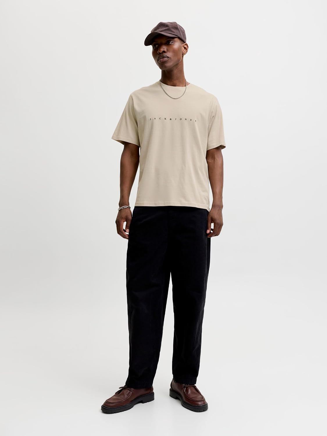 Detalle de JACK & JONES Herren JJECORP Old Logo Tee SS O-Neck – Kurzarm, weiche Baumwolle