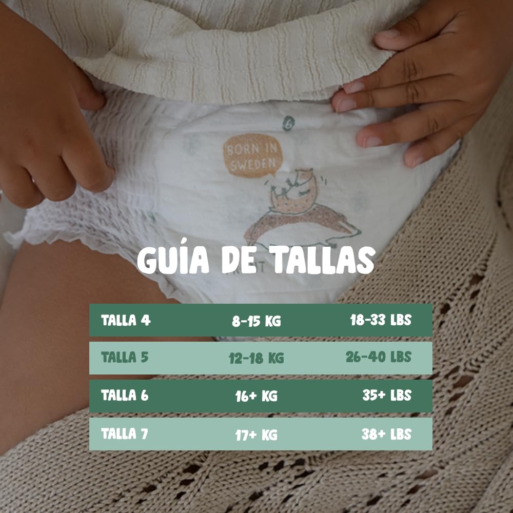 Thumbnail 5 de Eco by Naty Pañales Bebé Pants 🌿 Hipoalergénicos y Ecológicos Talla 4