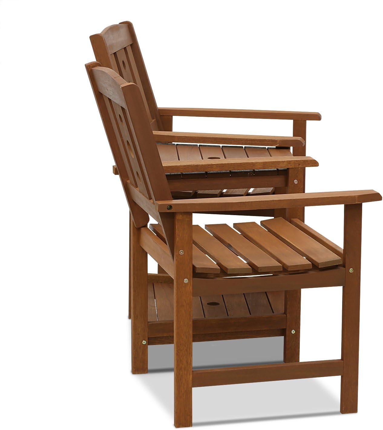 Detalle 2 de Furinno TIOMAN Outdoor Dining Set (Jack & Jill bistro set) for patio and garden