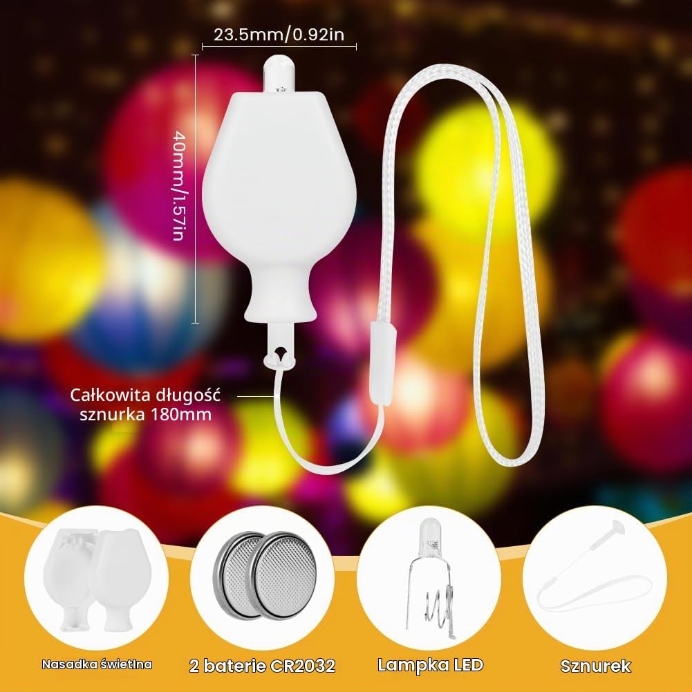 Detalle 2 de AUAUY mini lampki LED, 15 szt., ciepła biel, na baterie do dekoracji