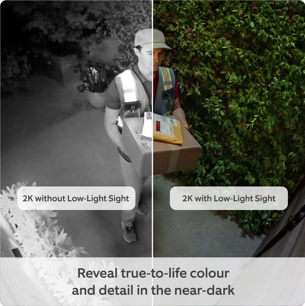Detalle 2 de Ring Outdoor Camera Plus (newest gen) Solar – Wide-Angle 2K video with Ring Vision I DIY wireless outdoor security camera