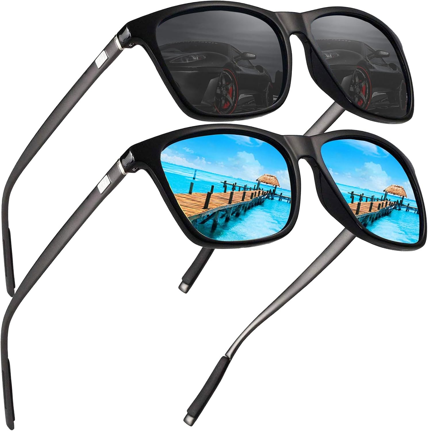 Detalle de Perfectmiaoxuan polarised sunglasses UV400