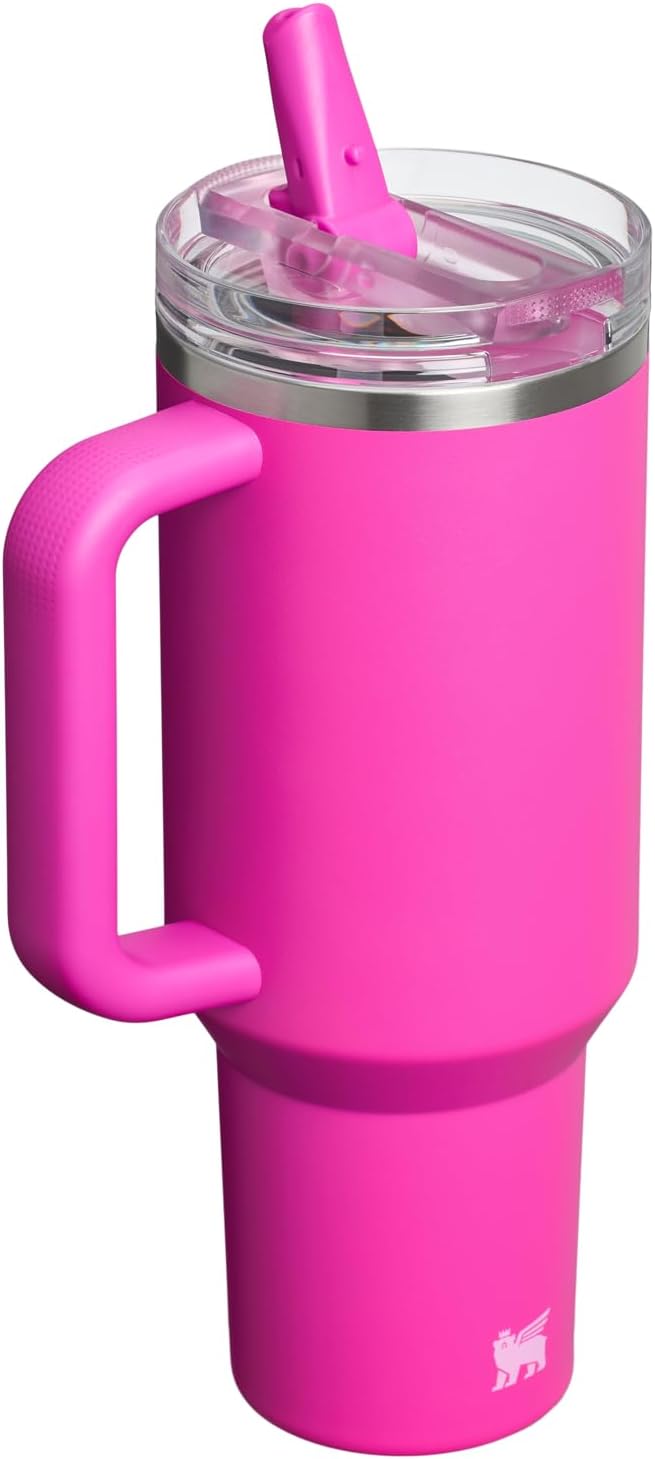 Detalle de STANLEY Quencher ProTour Flip Straw Tumbler with Leakproof Lid (Insulated Stainless Steel, BPA-Free)