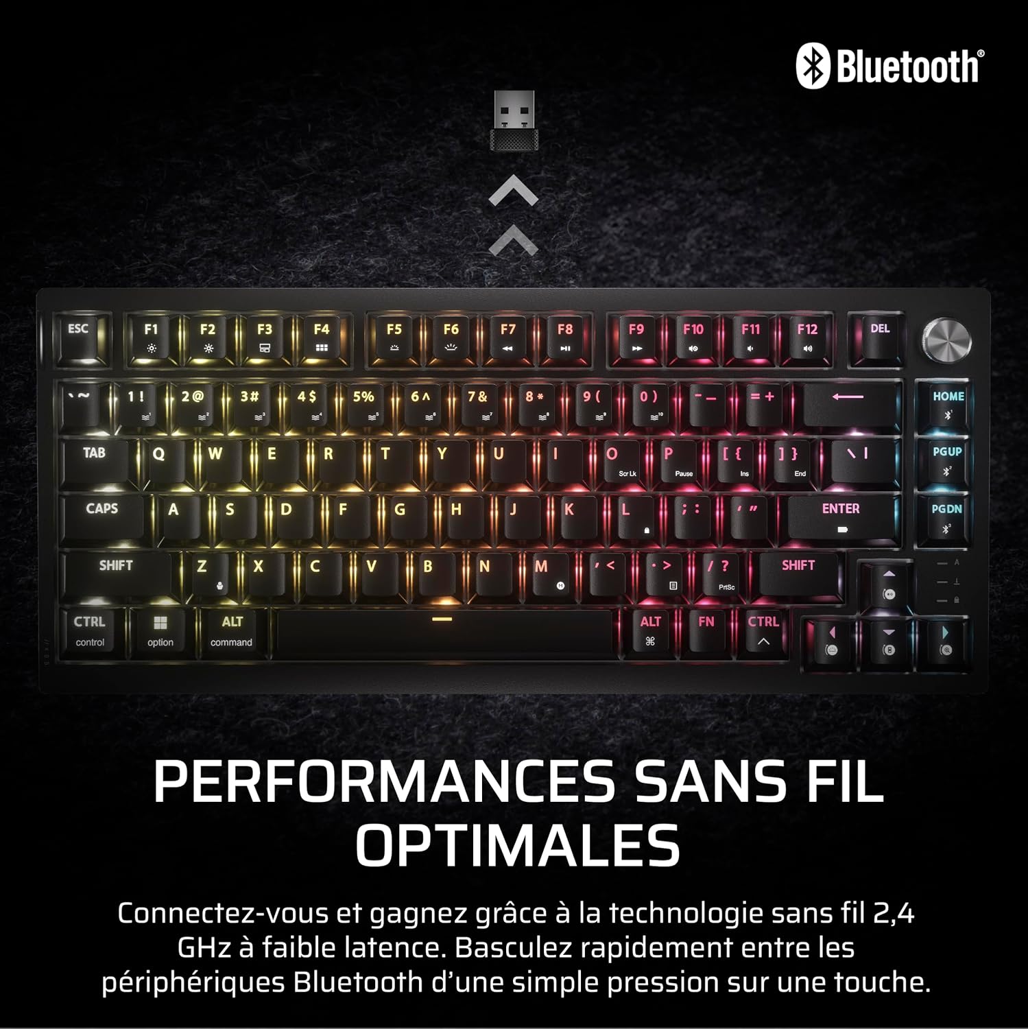 Thumbnail 4 de Corsair K65 Plus Wireless 75% RGB Clavier