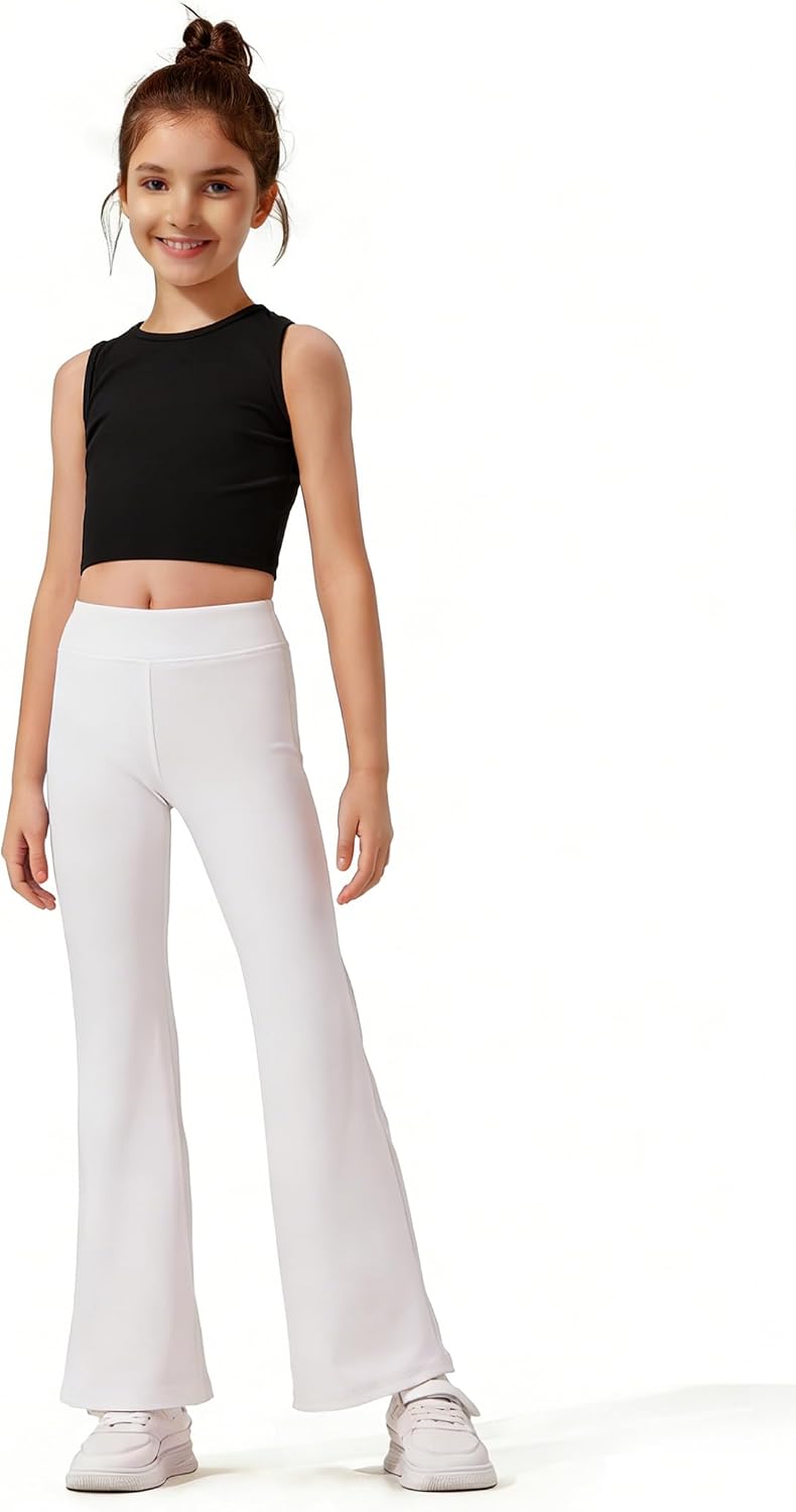 Detalle 2 de Himcus Girls High-Waisted Flared Leggings 5-16
