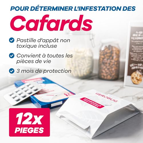 Detalle 2 de Gerobug pièges à cafards, lot de 12