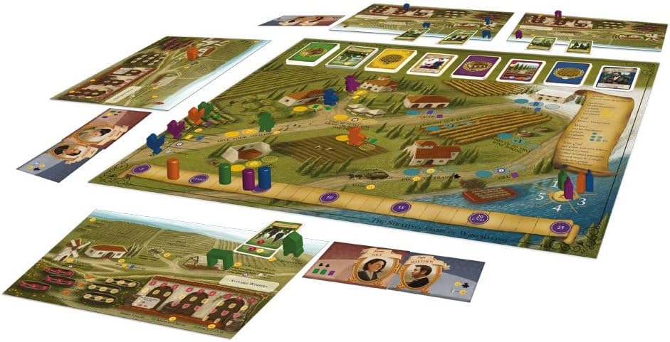 Detalle 2 de Matagot SVIT001059 Viticulture – francuskojęzyczna gra planszowa o winnicy