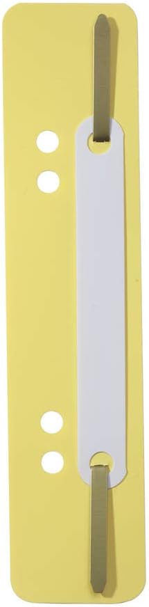 Detalle de Durable Heftstreifen Kunststoff Flexi – farbig sortiert, 1 Packung á 250 Stück, 38 x 150 mm (60/80 Lochung), Made in Germany