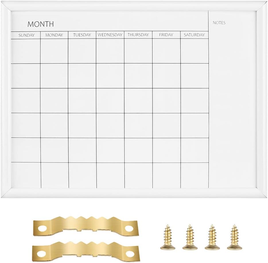 Detalle 2 de Dry erase monthly calendar board, 30 x 40 cm