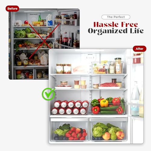 Thumbnail 6 de KICHLY Can Dispenser Set of 4: Fridge Can Holder and Pantry Rack Organizer