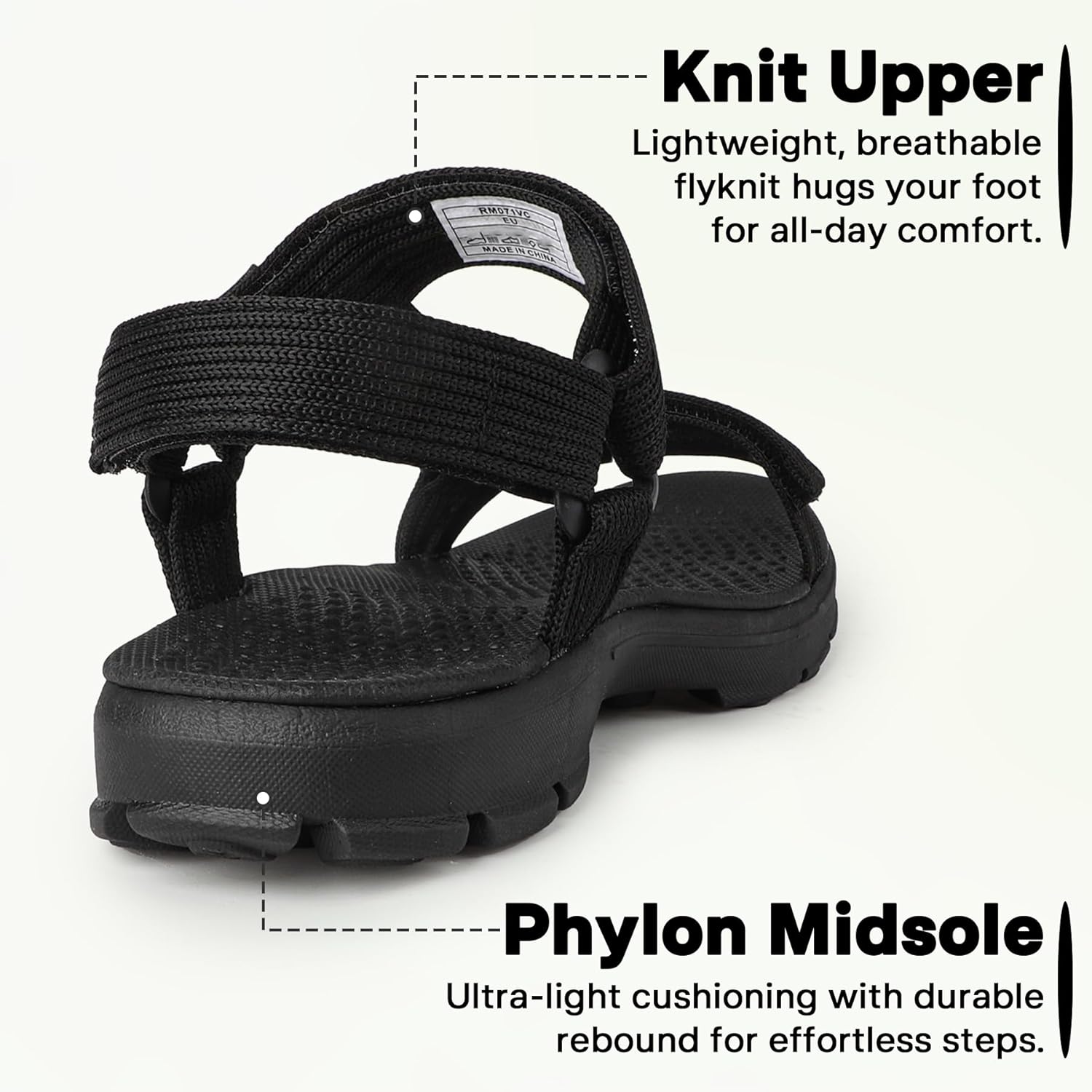 Thumbnail 4 de riemot Sandali Sportivi da Donna/Uomo per Esterno – Leggeri, Antiscivolo e Regolabili