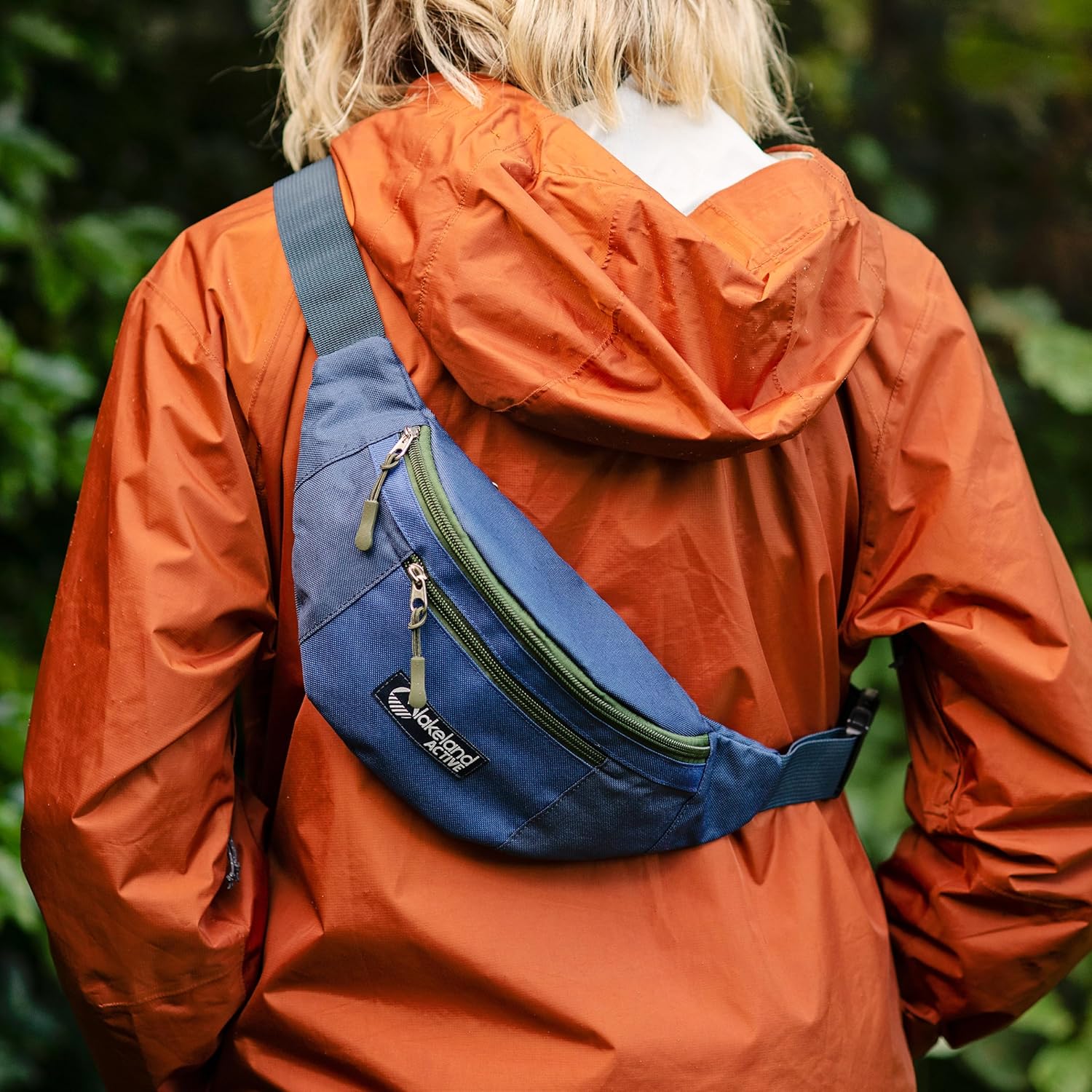 Detalle de Lakeland Active Mossband Lightweight Bum Bag - Navy/Blue/Green