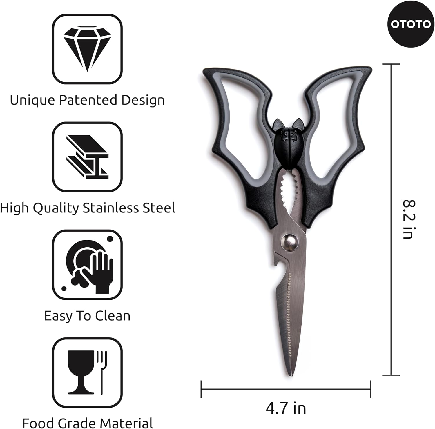Thumbnail 4 de OTOTO Elizabat Kitchen Scissors
