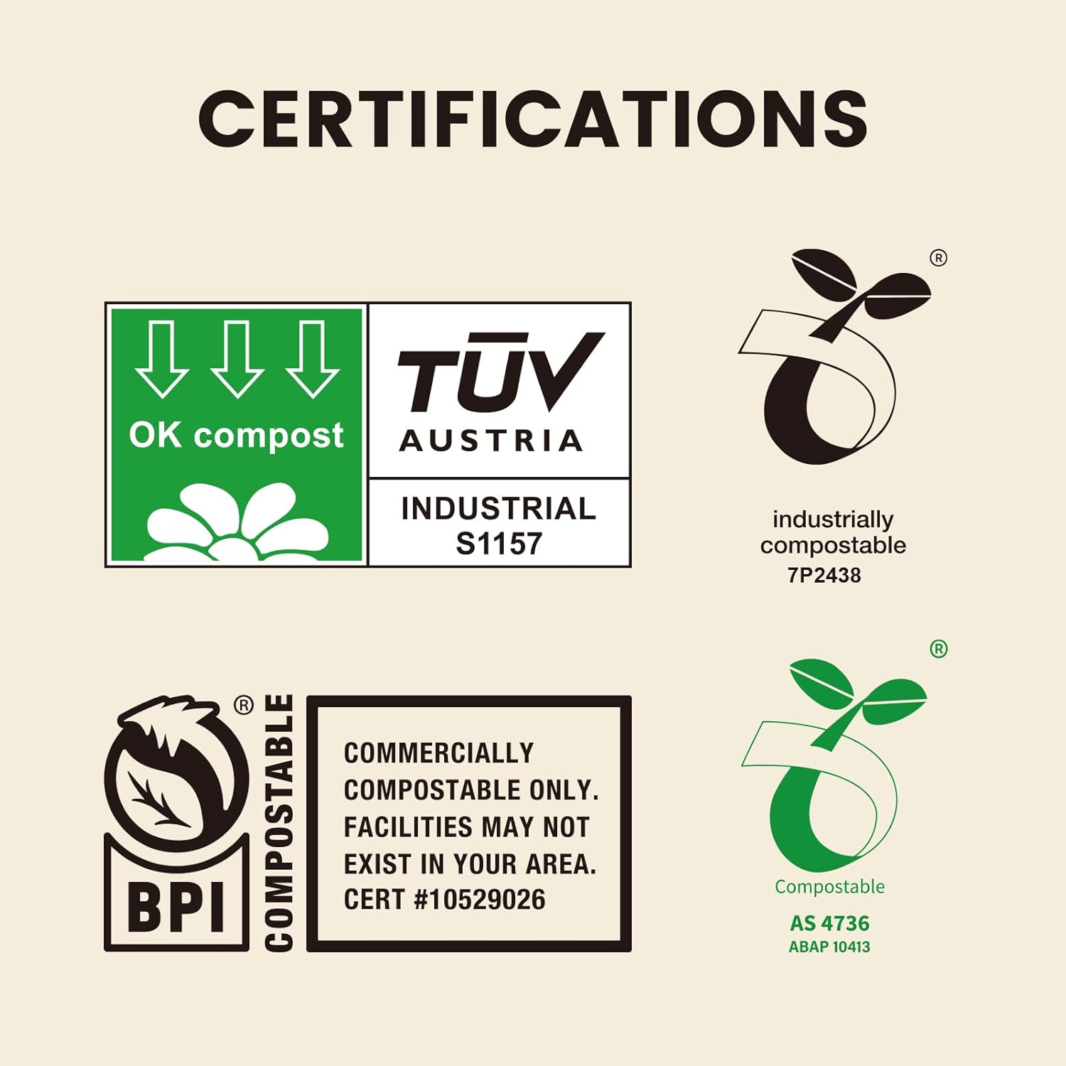 Thumbnail 4 de SUPERBIO 1.6 Gallon Compostable Food Scrap Bags (6 Liter) with Handle Tie, 50 Count