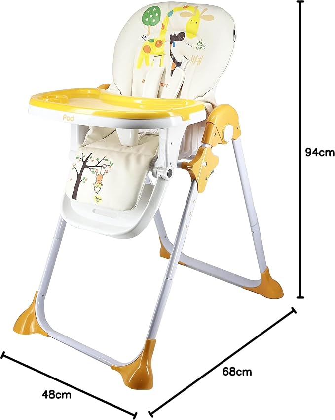 Detalle 2 de Star Ibaby Pod Giraffe Trona reclinable 6 posiciones