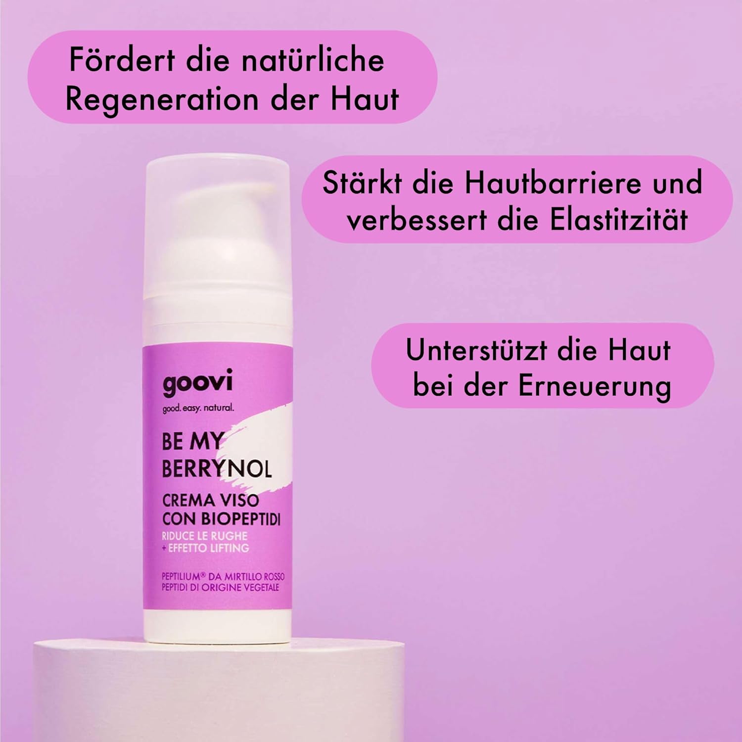 Thumbnail 3 de GOOVI Be My Berrynol Anti-Aging Gesichtscreme mit Biopeptiden & Hyaluronsäure (50 ml)