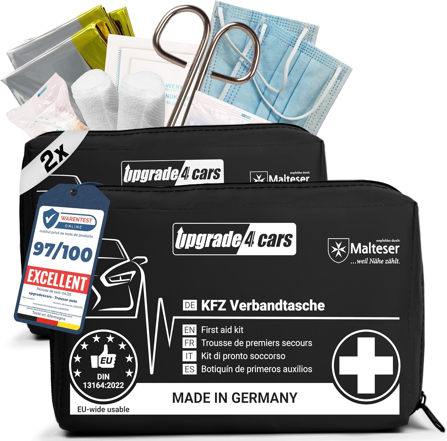 Detalle de Upgrade4cars Trousse de Premiers Secours 2025 🚑