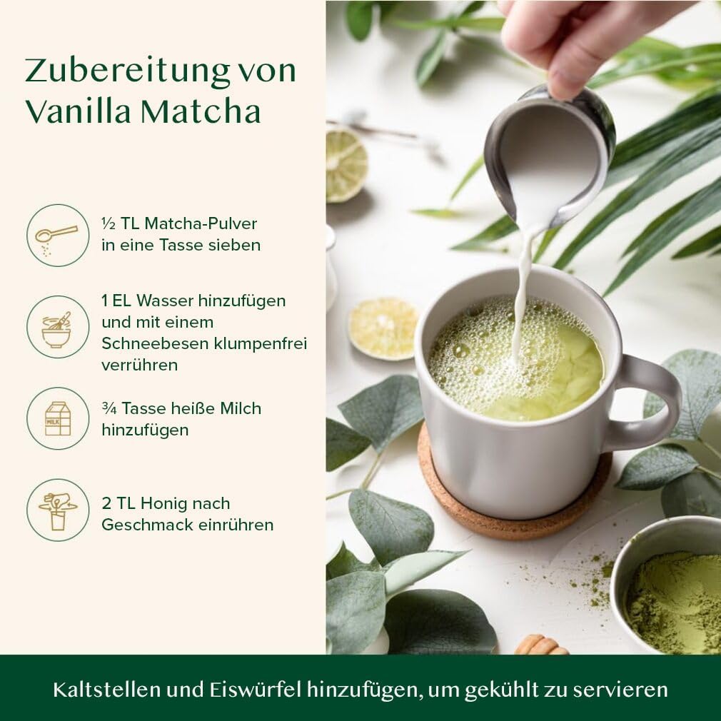 Thumbnail 6 de VAHDAM Poudre de Matcha à la Vanille 100 g – Matcha Uji & Vanille de Madagascar