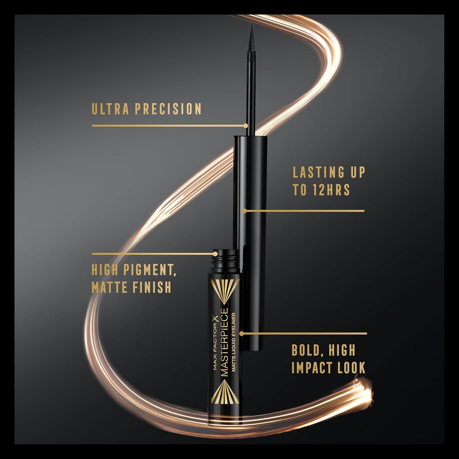 Thumbnail 6 de Max Factor Eyeliner Liquido Masterpiece Matte Navy – 1,7 ml, vegan, no-transfer, resistente all'acqua