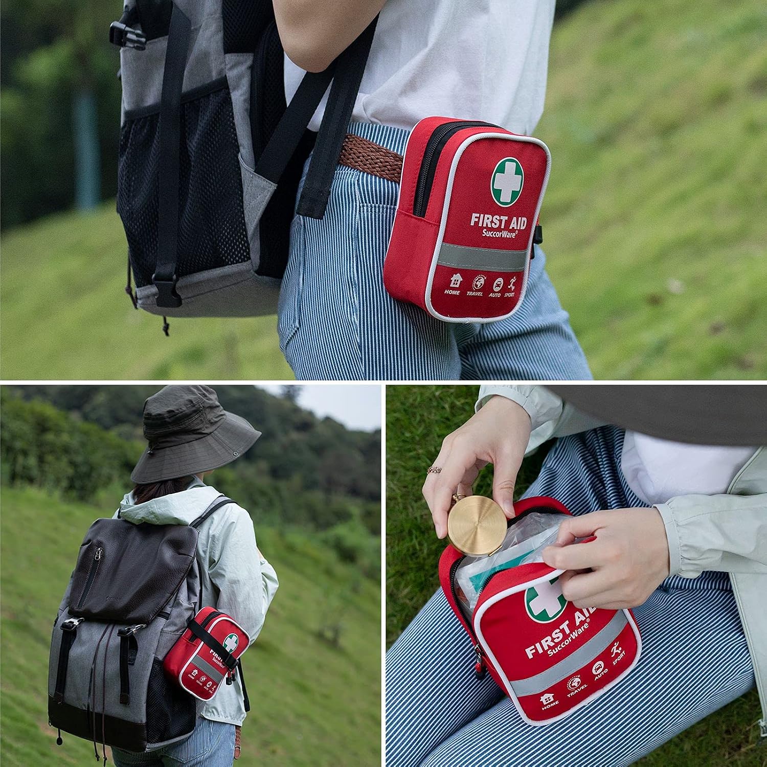 Thumbnail 6 de 130 Pieces First Aid Kit with Hospital Grade Supplies 🩹