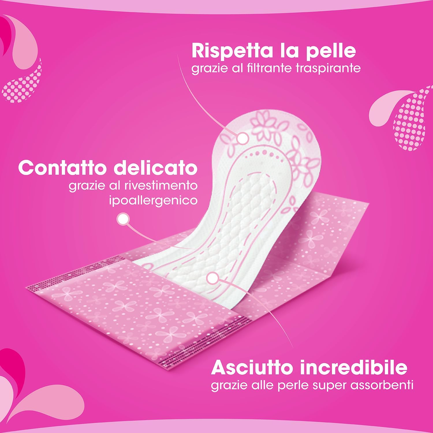 Detalle de LINES INTERVALLO & GO: 176 proteggislip in bustina per piccole perdite, protezione quotidiana e neutralizzazione odori