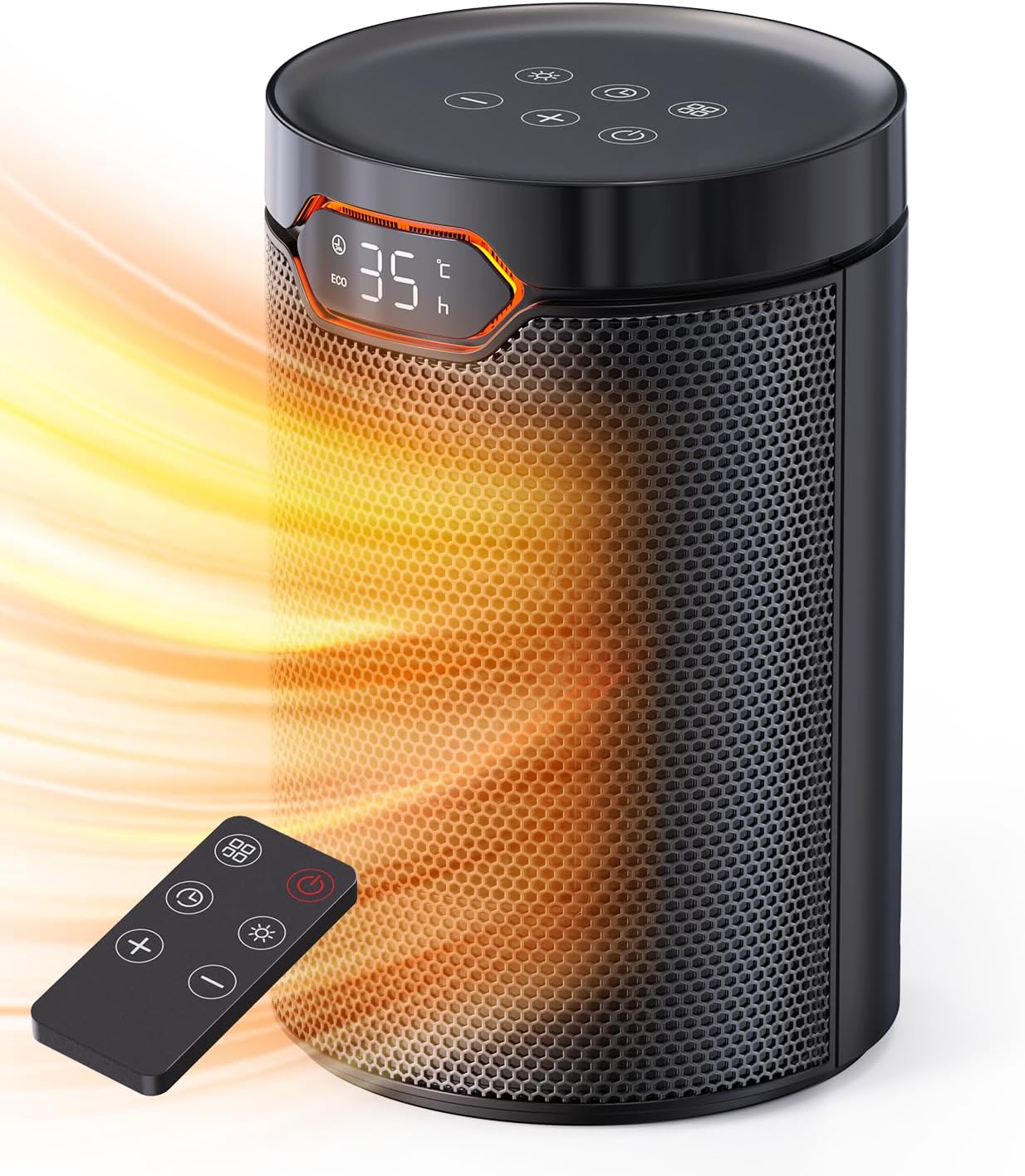 Detalle de QEXREED Heater 1500W PTC electric with thermostat