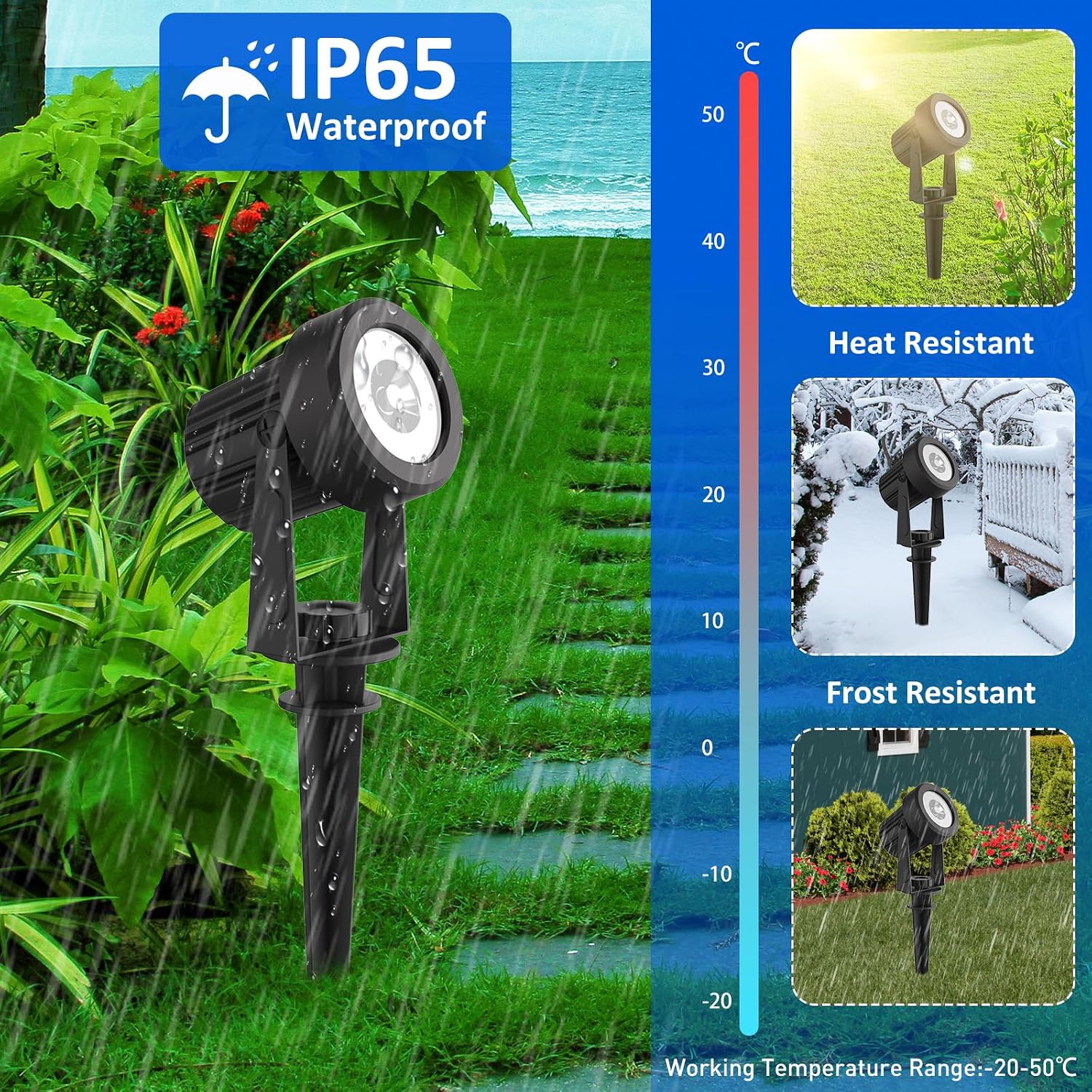 Thumbnail 5 de T-SUNUS Solar LED RGB spot lights IP65