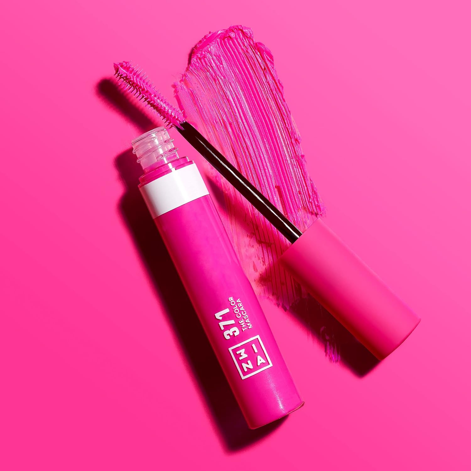 Thumbnail 4 de 3INA The Color Mascara 371 rose mascara coloré pour cils