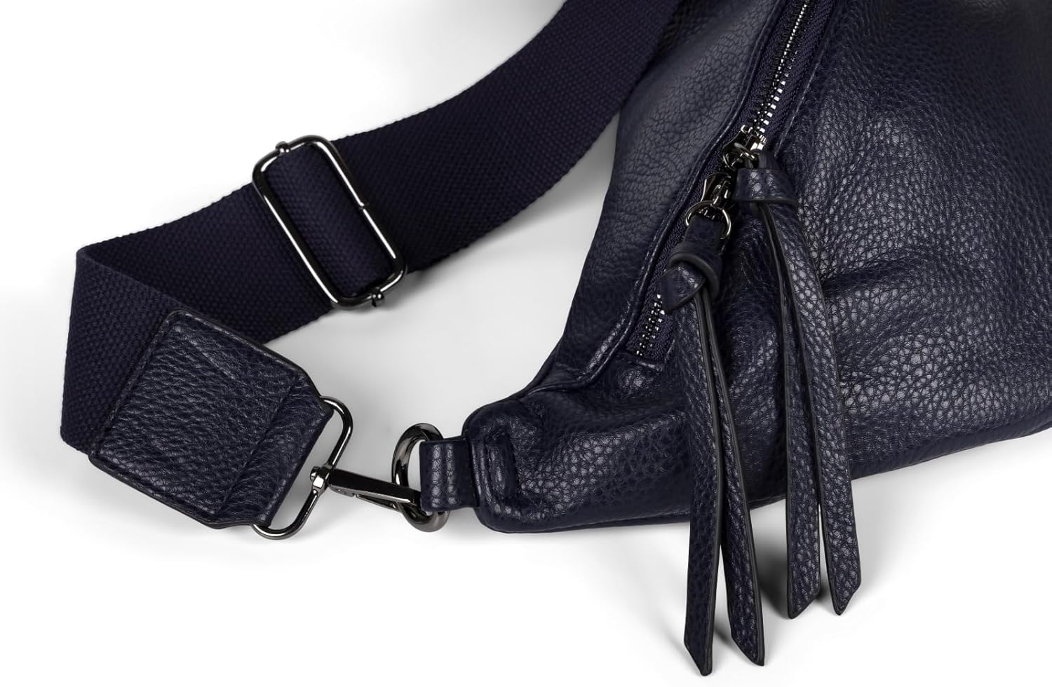Detalle de styleBREAKER Borsa a tracolla a mezzaluna per donna, ecopelle monocolore 02012386