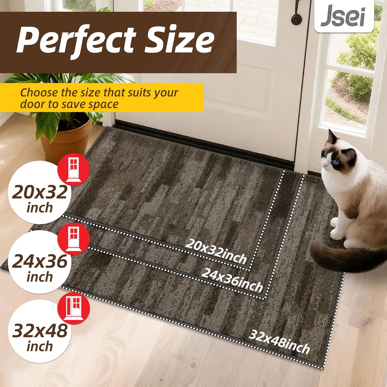 Thumbnail 1 de Tapis anti-salissures 80x120 cm