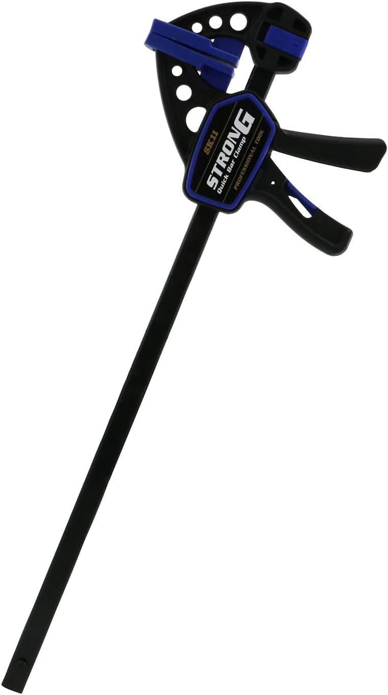 Detalle 2 de SK11 怪力クイックバークランプ SRC-600L 口開き600mm・最大締付力150kg