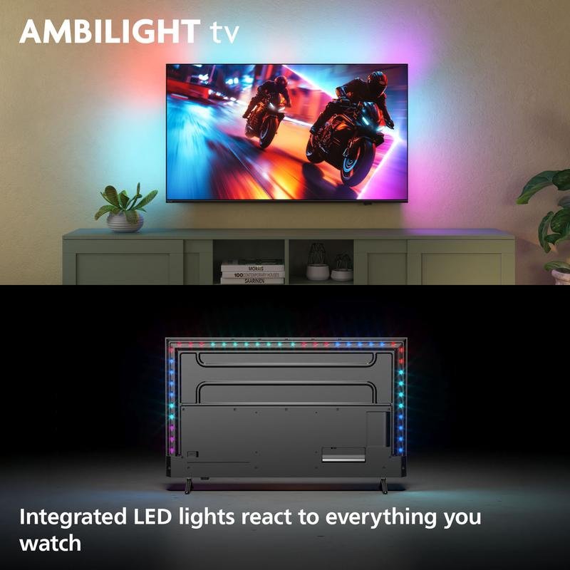 Detalle 2 de TV Philips QD-Mini LED 75MLED910/12: 75" 4K UHD con Ambilight y HDR avanzado