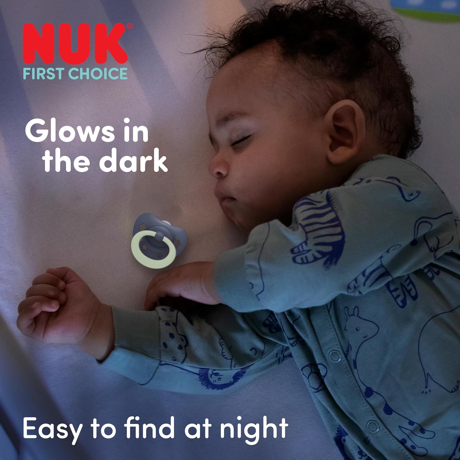Thumbnail 5 de NUK First Choice Classic Night Dummies 0-6m
