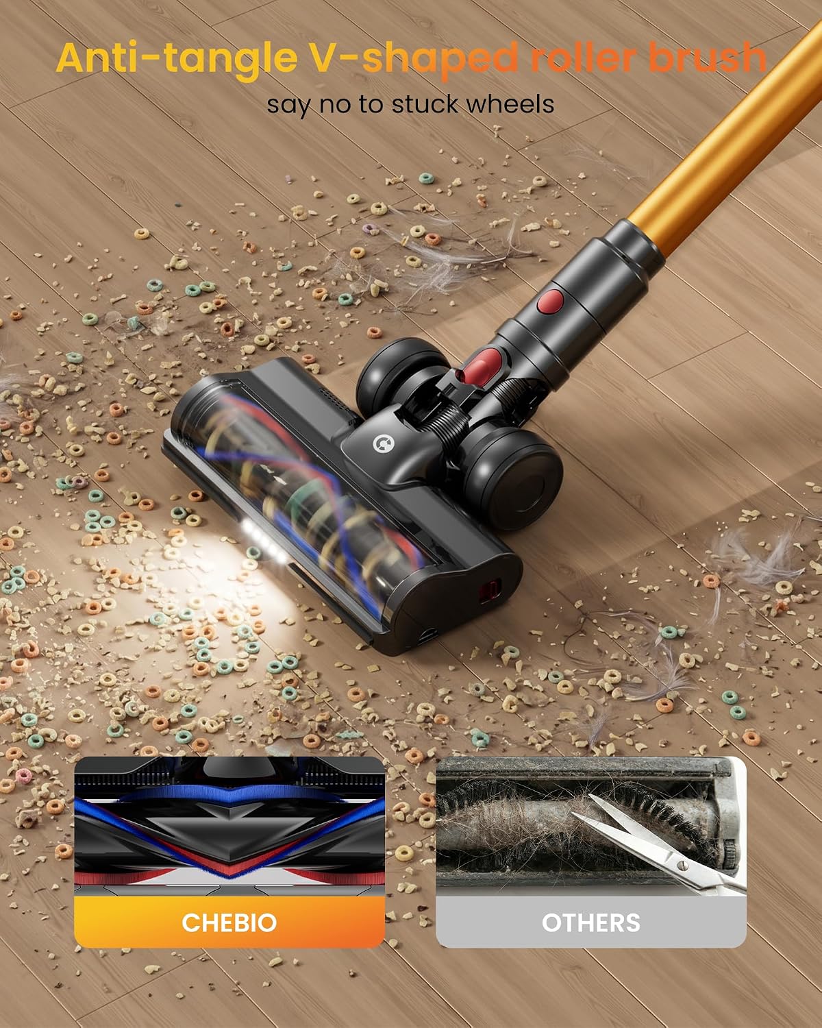 Detalle de Cordless Vacuum Cleaner 65KPA