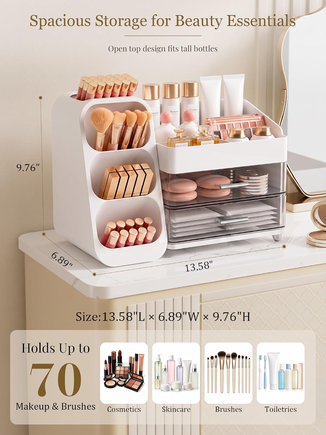 Detalle 2 de Booklov Makeup Organizer, Acrylic