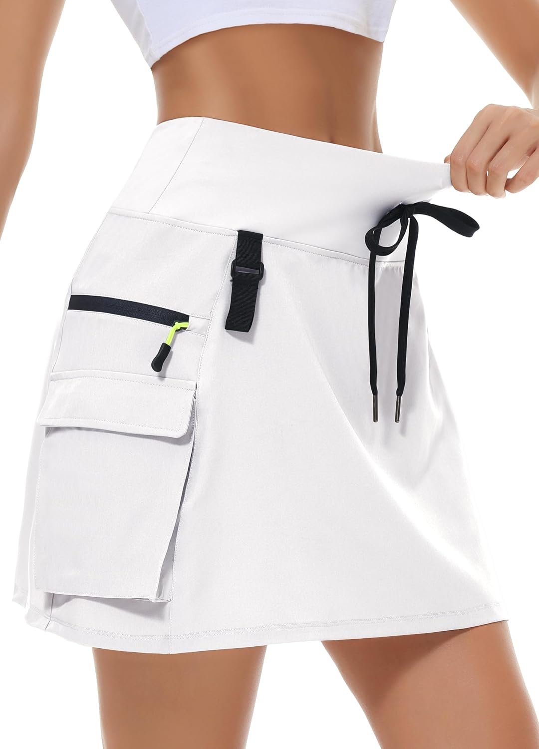 Detalle de MIVEI Women's Hiking Cargo Skort 16-Inch