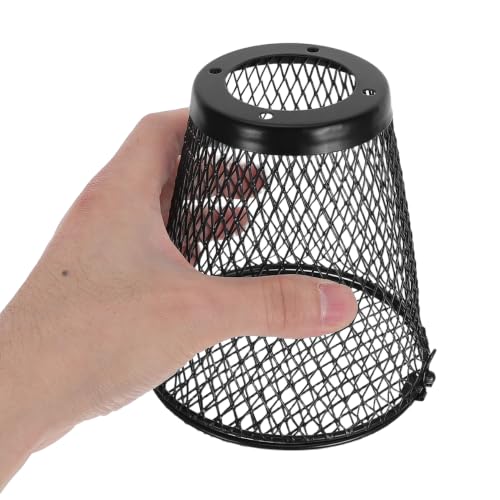 Thumbnail 3 de Operitacx Reptile Mesh Lamp Guard for Snake and Reptile Heating Lamp – Black Iron Mesh Cage
