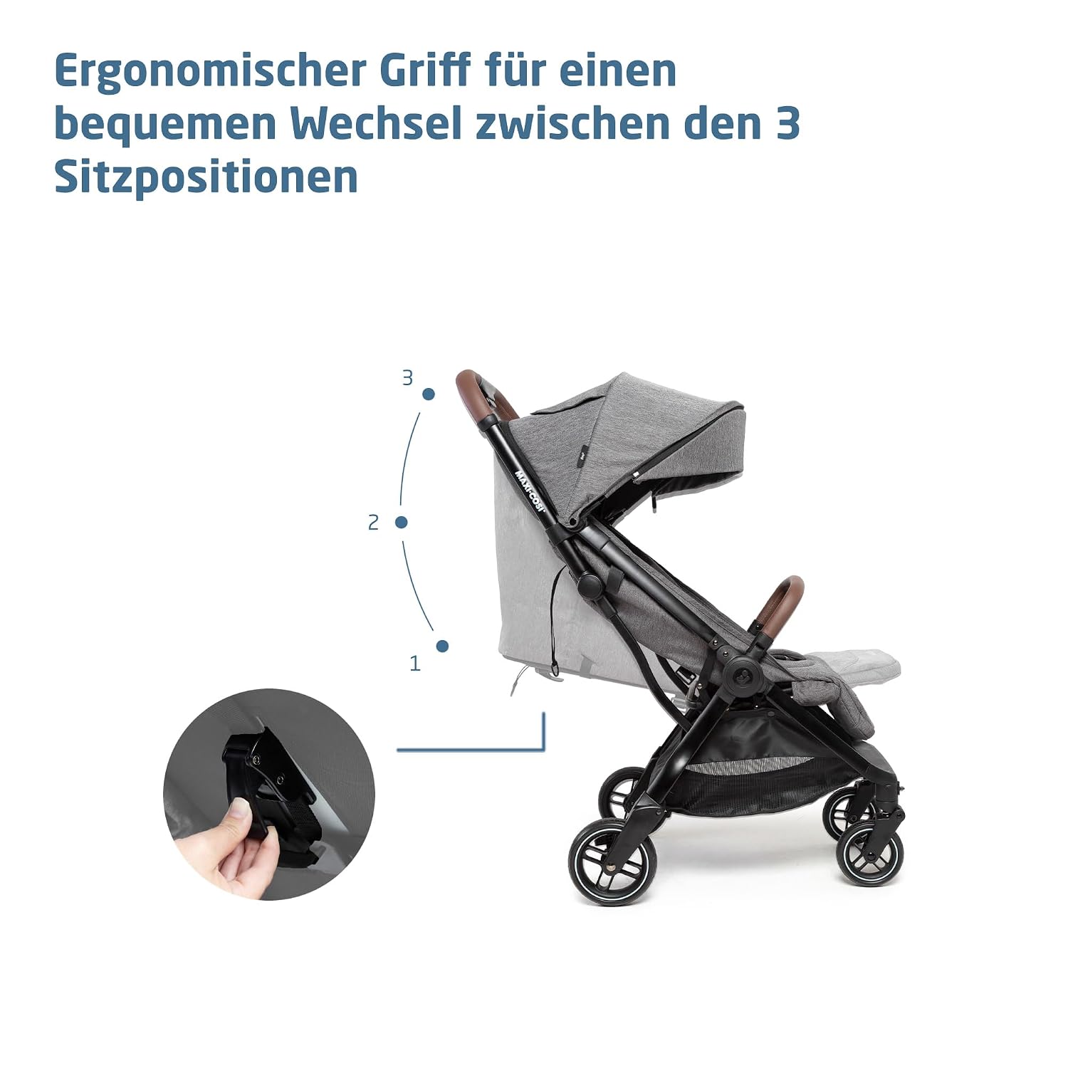 Thumbnail 4 de Maxi-Cosi Eva3 Kinderwagen 0–22 kg 🚼