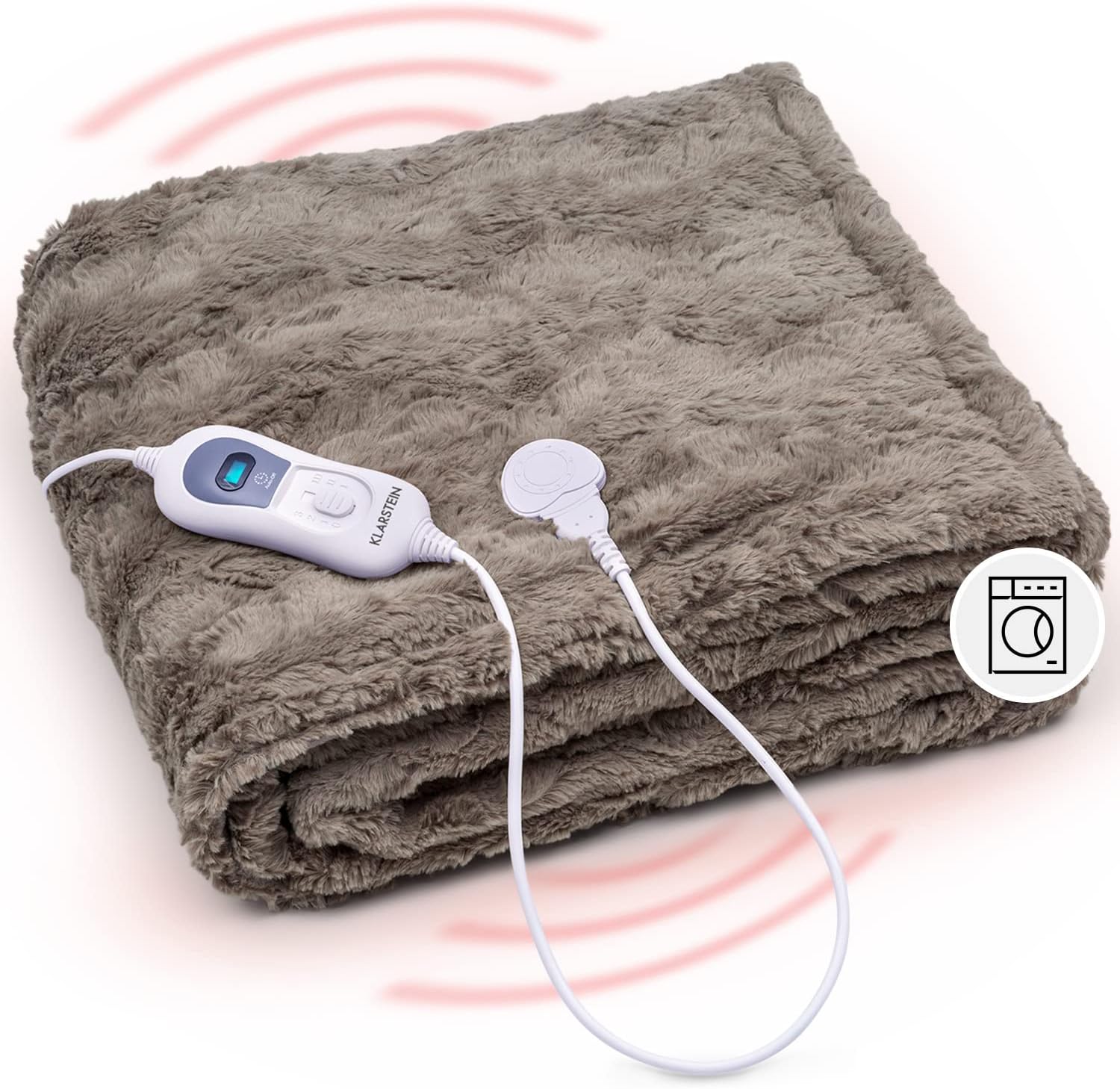 Thumbnail 6 de KLARSTEIN Couverture chauffante électrique XXL 2 places 200x180 cm (120W) avec 3 températures et minuterie 3h