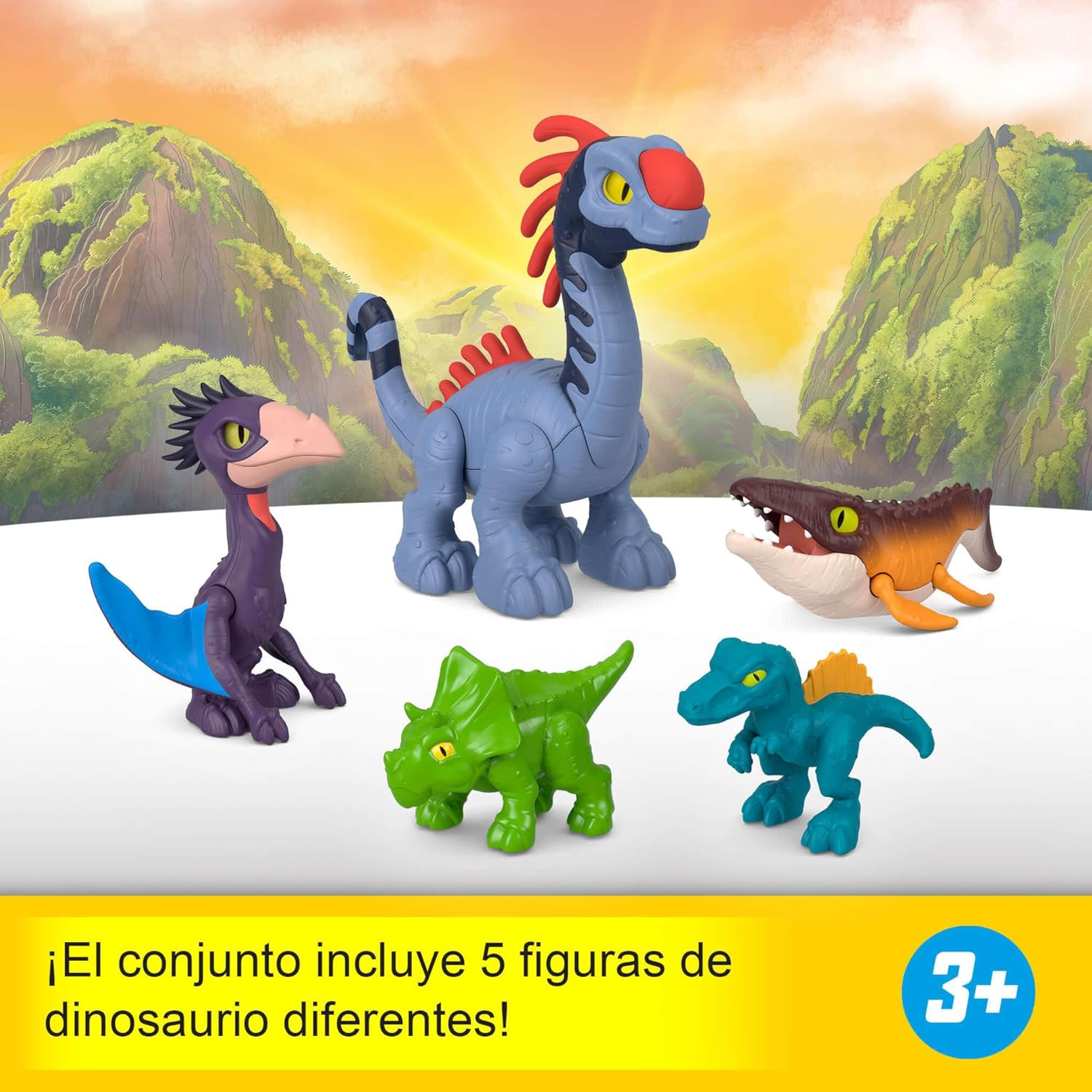 Thumbnail 1 de Fisher-Price Imaginext Jurassic World El Renacer 🦖 Set de figuras